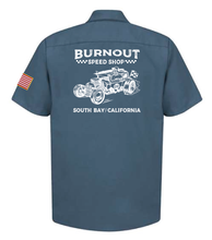 Load image into Gallery viewer, 'Burnout Speed Shop' - Work Shirt