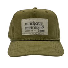 Load image into Gallery viewer, Burnout Surf Club Corduroy Sailcloth Cap - 3 Colors