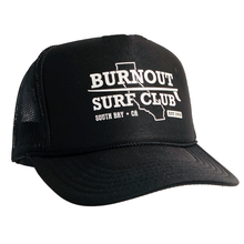 Load image into Gallery viewer, Burnout Surf Club Cap - Black + White