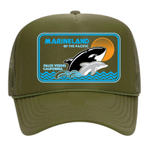 Load image into Gallery viewer, Marineland of the Pacific - Trucker Hat / Olive
