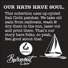 Load image into Gallery viewer, Burnout Surf Club Corduroy Sailcloth Cap - Navy