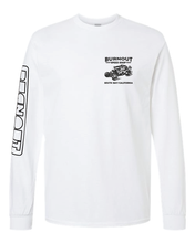 Load image into Gallery viewer, Burnout Speed Shop - White L/S