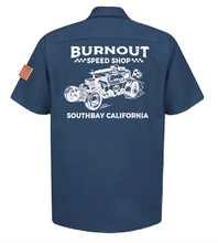 Load image into Gallery viewer, Burnout 'Speed Shop' Work Shirt