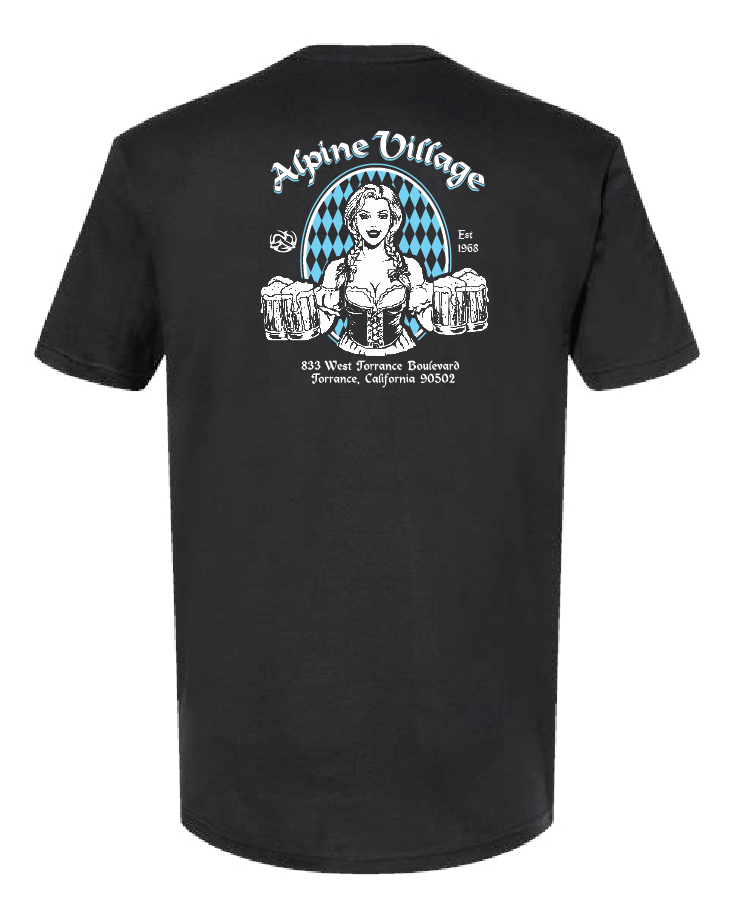 Alpine Village - Short Sleeve Black