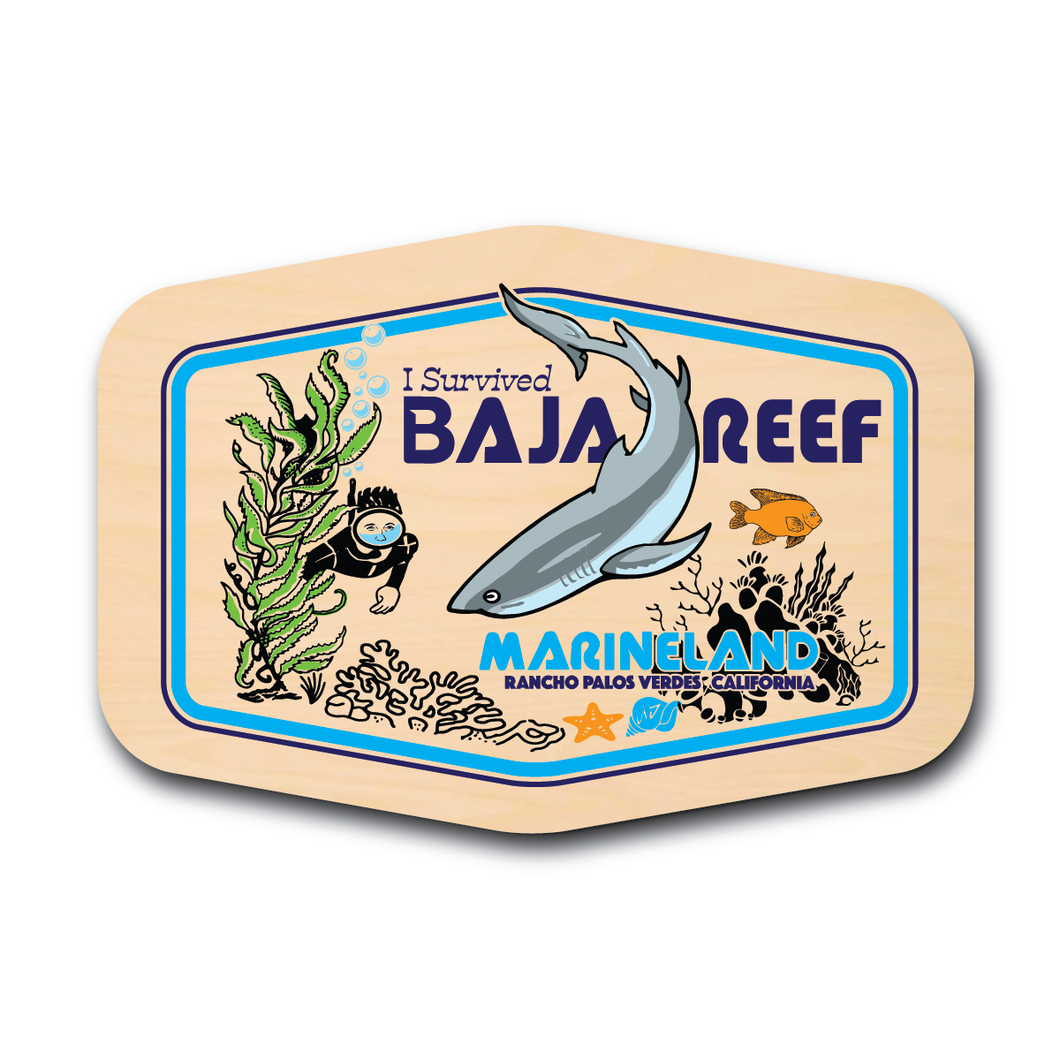 Marineland's Baja Reef Printed Wall Sign