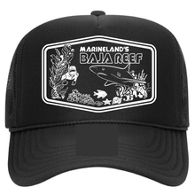 Load image into Gallery viewer, Marineland's Baja Reef - Black Trucker Hat
