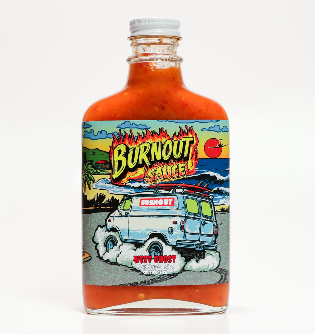 Burnout Hot Sauce x West Ghost Pepper Co. - 6.7 oz
