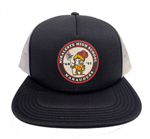 Load image into Gallery viewer, The Disanto- Blk/White Snap Back Trucker Hat
