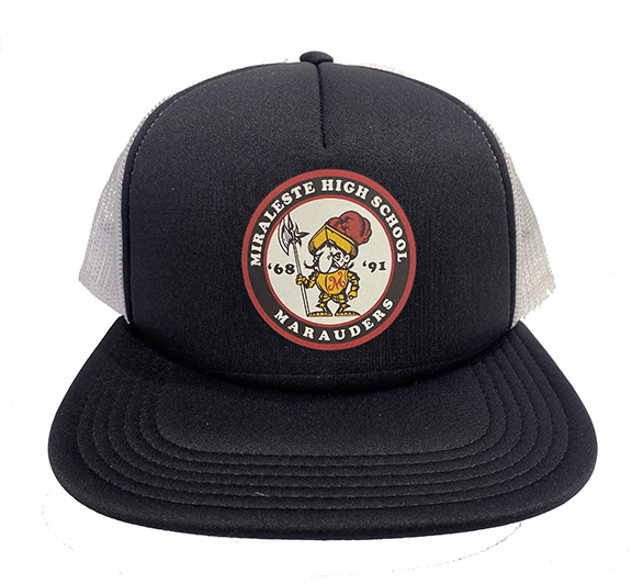 The Disanto- Blk/White Snap Back Trucker Hat