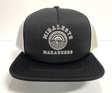 Load image into Gallery viewer, Hall - Trucker Hat - Black / White
