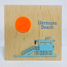Load image into Gallery viewer, Hermosa Beach Lifeguard Tower Wall Art
