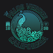 Load image into Gallery viewer, Palos Verdes Peacock - Black Short Sleeve
