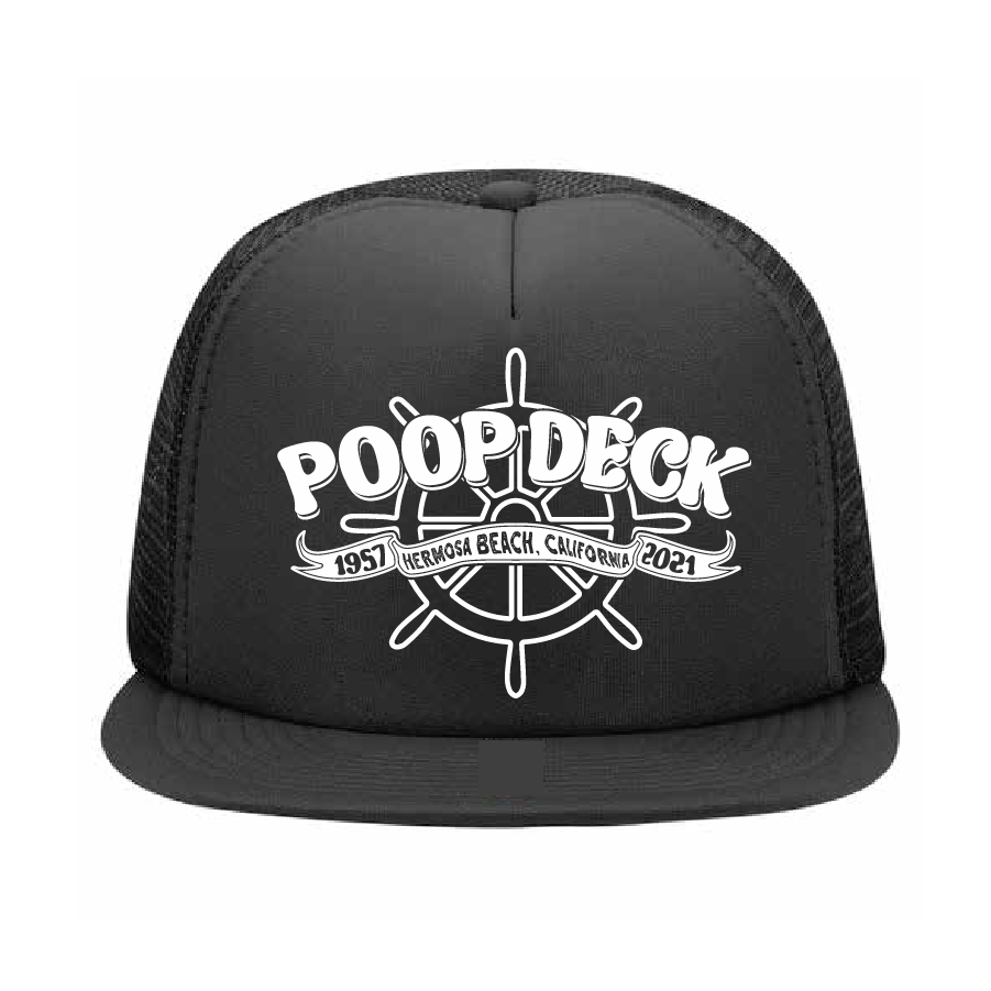 Hermosa Beach's Poop Deck Bar Trucker Hat