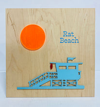 Load image into Gallery viewer, Rat Beach Lifeguard Tower Wall Art
